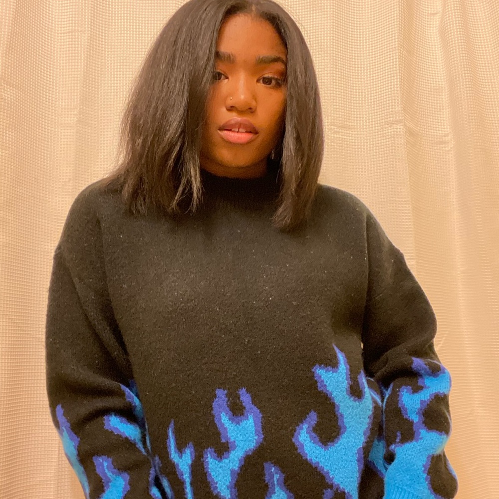 Flame sweater